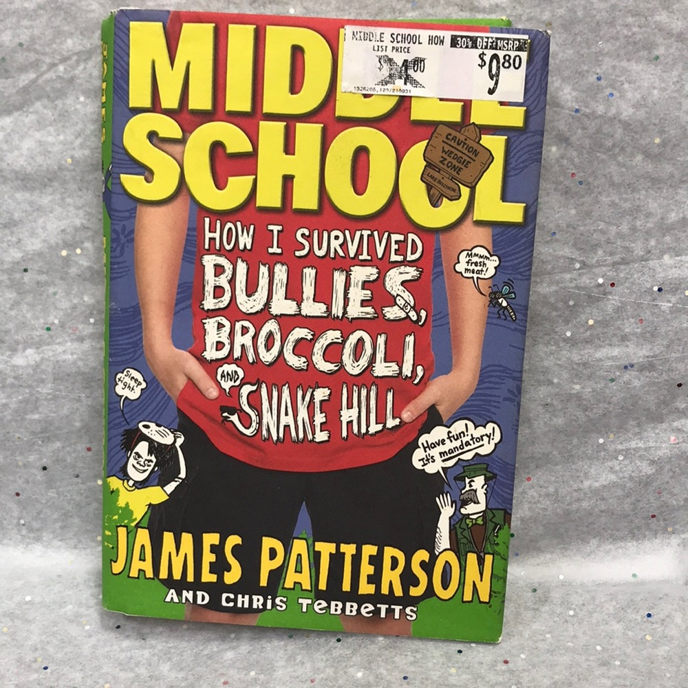 🎁5/10.00🎁 Middle School, How I Survived Bullies, Broccoli, and Snake Hill, etc